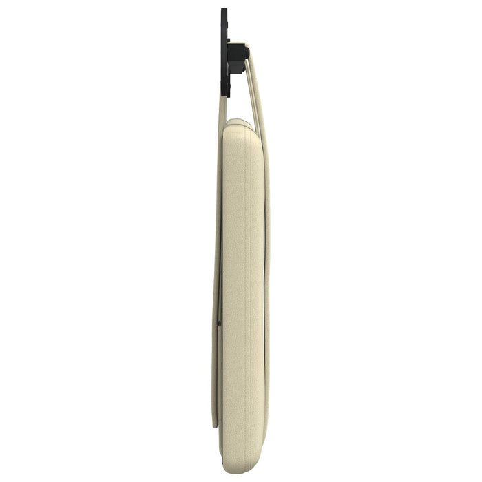 Cap de pat suspendat Pe perete Crem 80 cm Piele artificială - WALTI WALTI