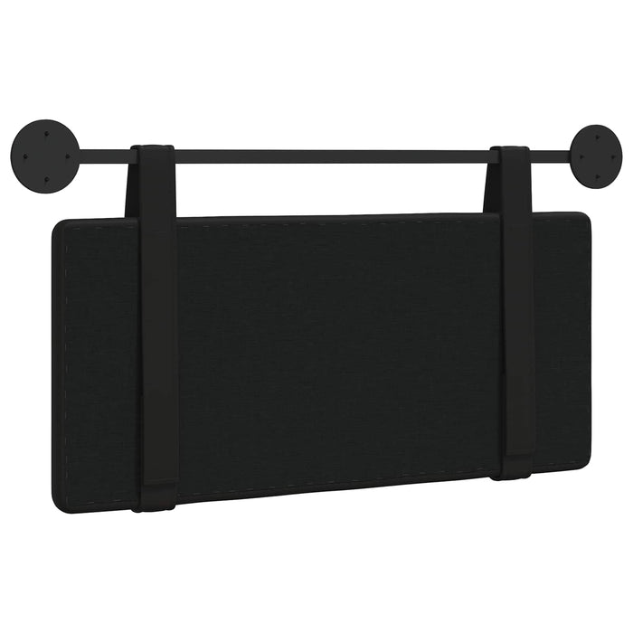 Cap de pat suspendat Pe perete Negru 80 cm Piele artificială - WALTI WALTI