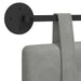 Cap de pat suspendat Gri deschis 100 x 55 x 5 cm Catifea - WALTI WALTI