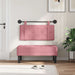 Cap de pat suspendat Pe perete Roz 100 x 55 x 5 cm Catifea - WALTI WALTI