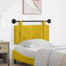 Cap de pat suspendat Pe perete Galben 100 x 55 x 5 cm Catifea - WALTI WALTI