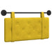 Cap de pat suspendat Pe perete Galben 100 x 55 x 5 cm Catifea - WALTI WALTI