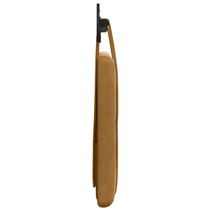 Cap de pat suspendat Pe perete Maro 100 x 55 x 5 cm Catifea - WALTI WALTI