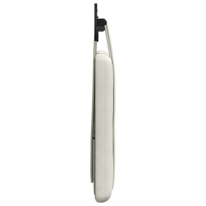 Cap de pat suspendat Pe perete Crem 100 x 55 x 5 cm Catifea - WALTI WALTI