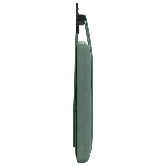 Cap de pat suspendat Verde Mării 100 x 55 x 5 cm Catifea - WALTI WALTI