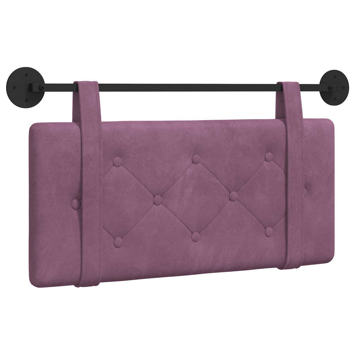 Cap de pat suspendat Pe perete Violet 100 x 55 x 5 cm Catifea - WALTI WALTI