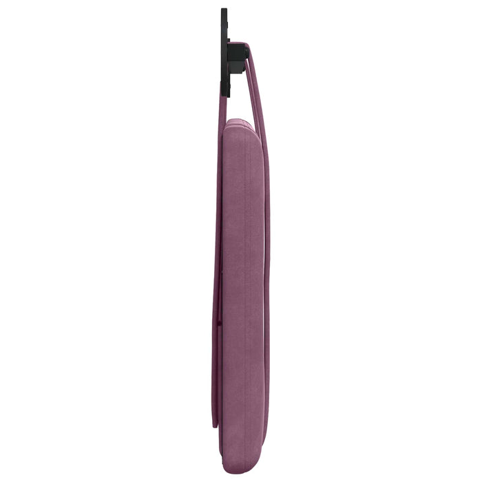 Cap de pat suspendat Pe perete Violet 100 x 55 x 5 cm Catifea - WALTI WALTI