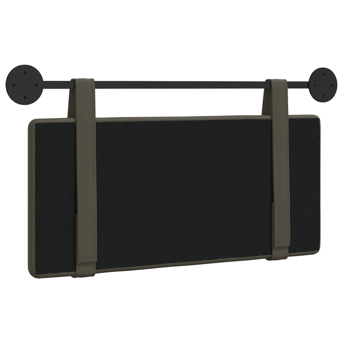 Cap de pat suspendat Pe perete Gri 90 cm Piele artificială - WALTI WALTI