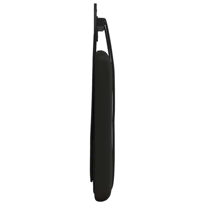 Cap de pat suspendat Negru 100 x 55 x 5 cm Piele artificială - WALTI WALTI