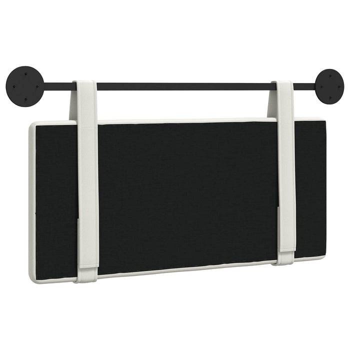Cap de pat suspendat Pe perete Alb 90 cm Piele artificială - WALTI WALTI