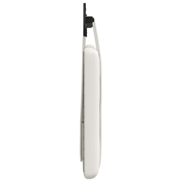 Cap de pat suspendat Pe perete Alb 90 cm Piele artificială - WALTI WALTI