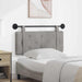 Cap de pat suspendat Gri deschis 110 x 55 x 5 cm Catifea - WALTI WALTI