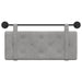 Cap de pat suspendat Gri deschis 110 x 55 x 5 cm Catifea - WALTI WALTI
