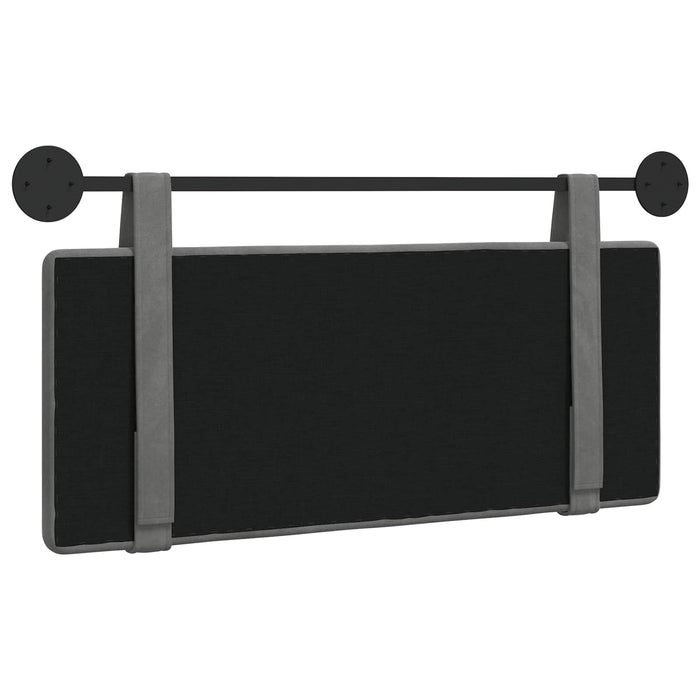 Cap de pat suspendat Gri închis 110 x 55 x 5 cm Catifea - WALTI WALTI