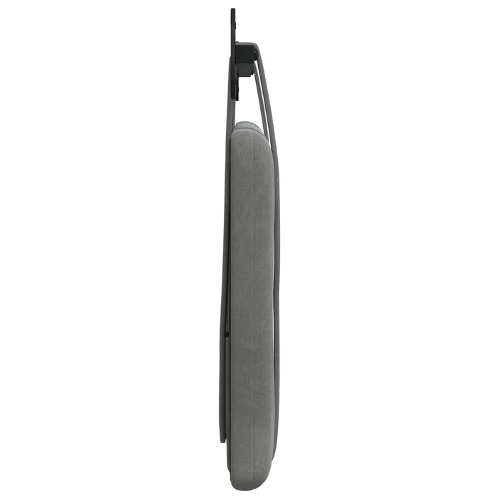 Cap de pat suspendat Gri închis 110 x 55 x 5 cm Catifea - WALTI WALTI