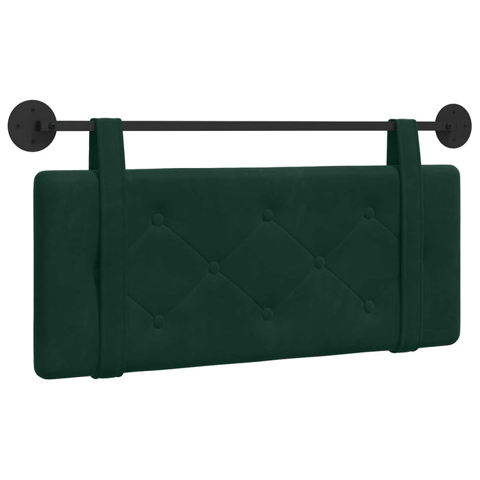 Cap de pat suspendat Verde închis 110 x 55 x 5 cm Catifea - WALTI WALTI