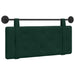 Cap de pat suspendat Verde închis 110 x 55 x 5 cm Catifea - WALTI WALTI