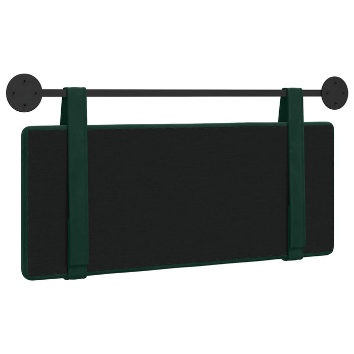 Cap de pat suspendat Verde închis 110 x 55 x 5 cm Catifea - WALTI WALTI