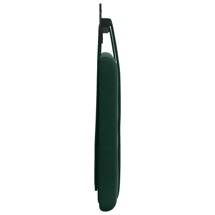 Cap de pat suspendat Verde închis 110 x 55 x 5 cm Catifea - WALTI WALTI