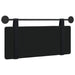 Cap de pat suspendat Pe perete Negru 110 x 55 x 5 cm Catifea - WALTI WALTI