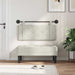 Cap de pat suspendat Pe perete Crem 110 x 55 x 5 cm Catifea - WALTI WALTI