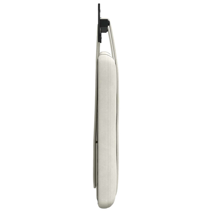Cap de pat suspendat Pe perete Crem 110 x 55 x 5 cm Catifea - WALTI WALTI