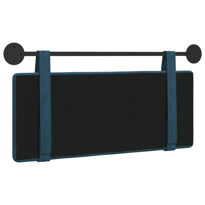 Cap de pat suspendat Pe perete albastru 110 x 55 x 5 cm Catifea - WALTI WALTI