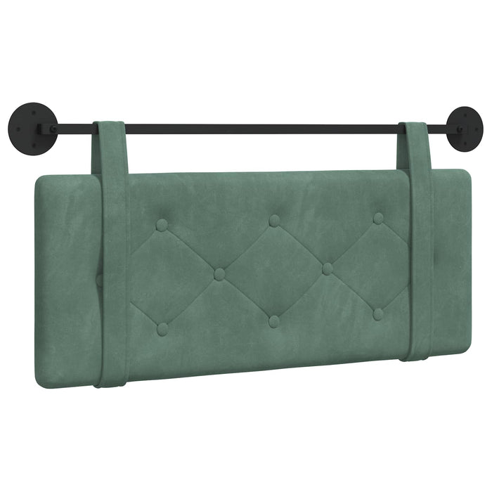 Cap de pat suspendat Verde Mării 110 x 55 x 5 cm Catifea - WALTI WALTI