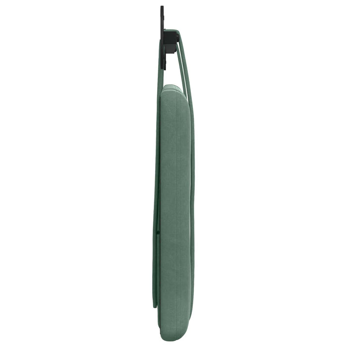 Cap de pat suspendat Verde Mării 110 x 55 x 5 cm Catifea - WALTI WALTI