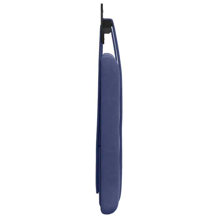 Cap de pat suspendat Albastru Poliție 110 x 55 x 5 cm Catifea - WALTI WALTI