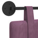 Cap de pat suspendat Pe perete Violet 110 x 55 x 5 cm Catifea - WALTI WALTI