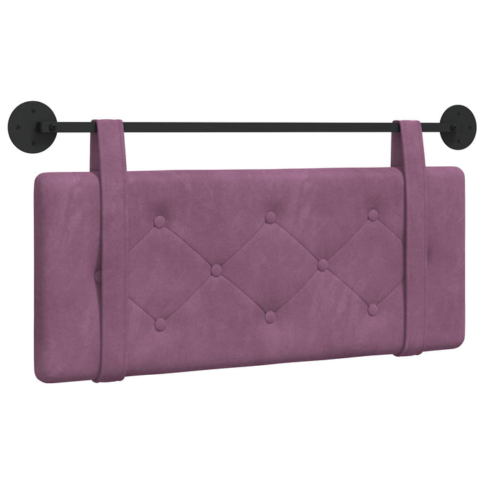 Cap de pat suspendat Pe perete Violet 110 x 55 x 5 cm Catifea - WALTI WALTI