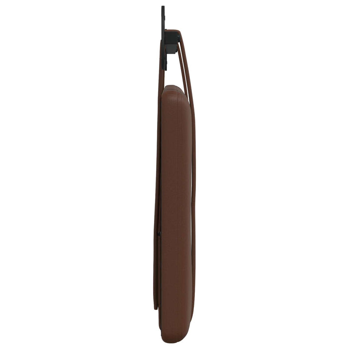 Cap de pat suspendat Pe perete Maro 100 cm Piele artificială - WALTI WALTI