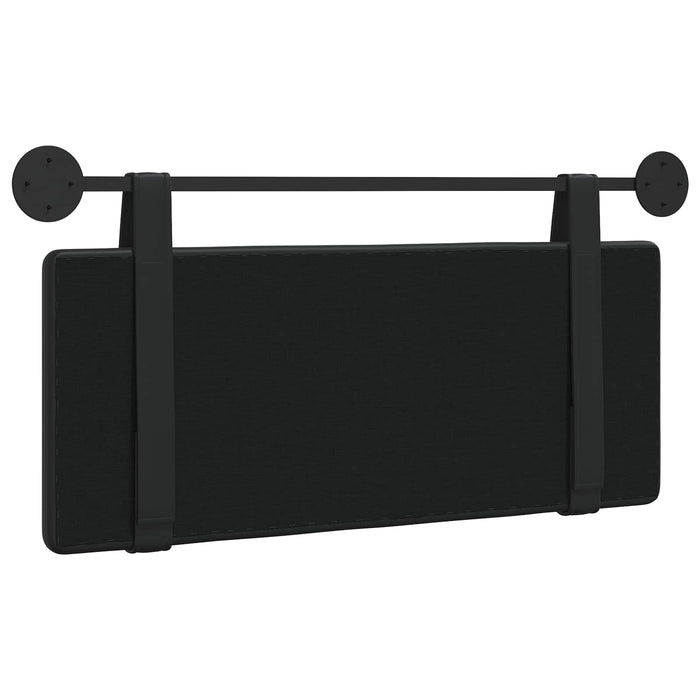 Cap de pat suspendat Pe perete Negru 100 cm Piele artificială - WALTI WALTI