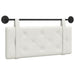 Cap de pat suspendat Alb 110 x 55 x 5 cm Piele artificială - WALTI WALTI