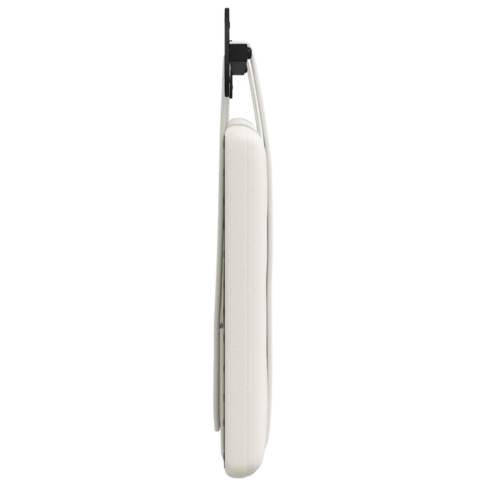 Cap de pat suspendat Alb 110 x 55 x 5 cm Piele artificială - WALTI WALTI