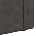 Cap de pat suspendat Pe perete Negru 100 cm PU antic - WALTI WALTI