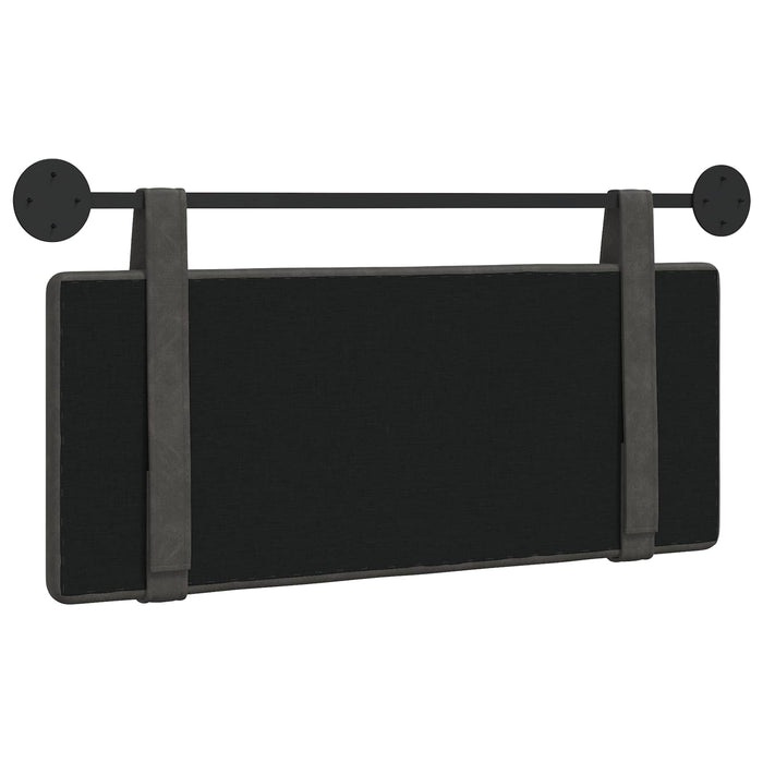 Cap de pat suspendat Pe perete Negru 100 cm PU antic - WALTI WALTI