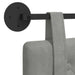 Cap de pat suspendat Gri deschis 130 x 55 x 5 cm Catifea - WALTI WALTI