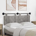 Cap de pat suspendat Gri deschis 130 x 55 x 5 cm Catifea - WALTI WALTI