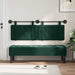 Cap de pat suspendat Verde închis 130 x 55 x 5 cm Catifea - WALTI WALTI