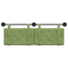 Cap de pat suspendat Verde deschis 130 x 55 x 5 cm Catifea - WALTI WALTI