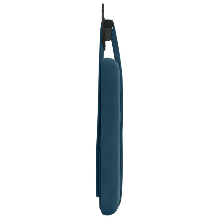 Cap de pat suspendat Pe perete albastru 130 x 55 x 5 cm Catifea - WALTI WALTI