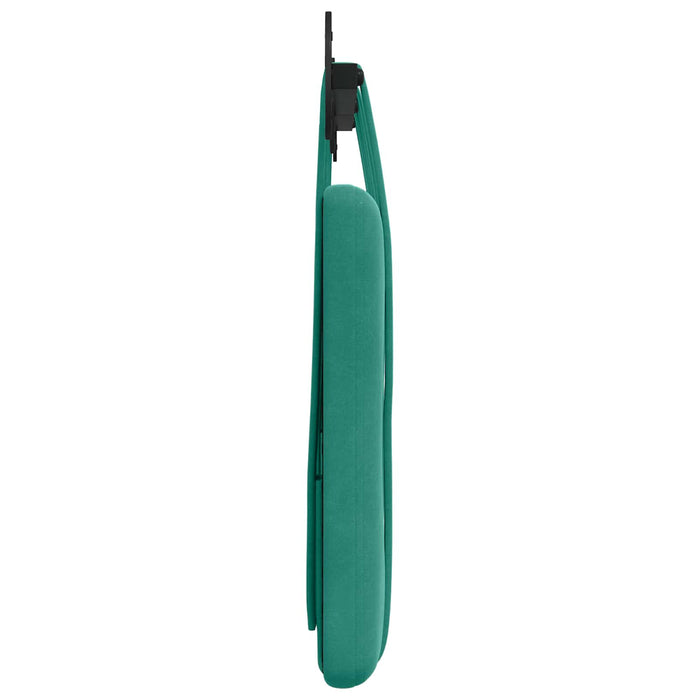Cap de pat suspendat Pe perete Turcoaz 130 x 55 x 5 cm Catifea - WALTI WALTI