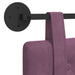 Cap de pat suspendat Pe perete Violet 130 x 55 x 5 cm Catifea - WALTI WALTI