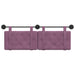 Cap de pat suspendat Pe perete Violet 130 x 55 x 5 cm Catifea - WALTI WALTI