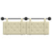 Cap de pat suspendat Crem 130 x 55 x 5 cm Piele artificială - WALTI WALTI