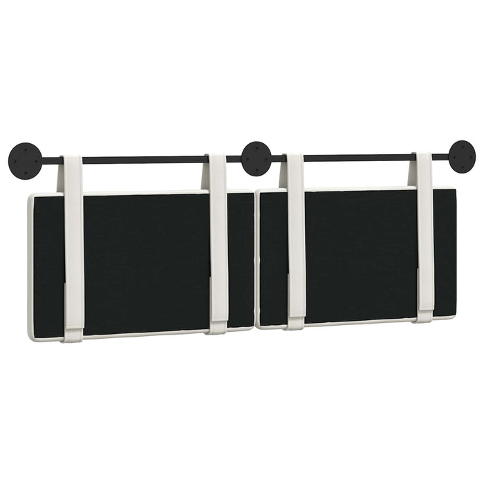 Cap de pat suspendat Alb 130 x 55 x 5 cm Piele artificială - WALTI WALTI