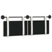Cap de pat suspendat Alb 130 x 55 x 5 cm Piele artificială - WALTI WALTI
