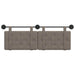 Cap de pat suspendat Pe perete Gri 130 x 55 x 5 cm PU antic - WALTI WALTI
